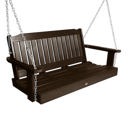 Highwood Usa Lehigh Porch Swing 4ft Outdoor Furniture for Patio, Backyard, Garden AD-PORL2-ACE